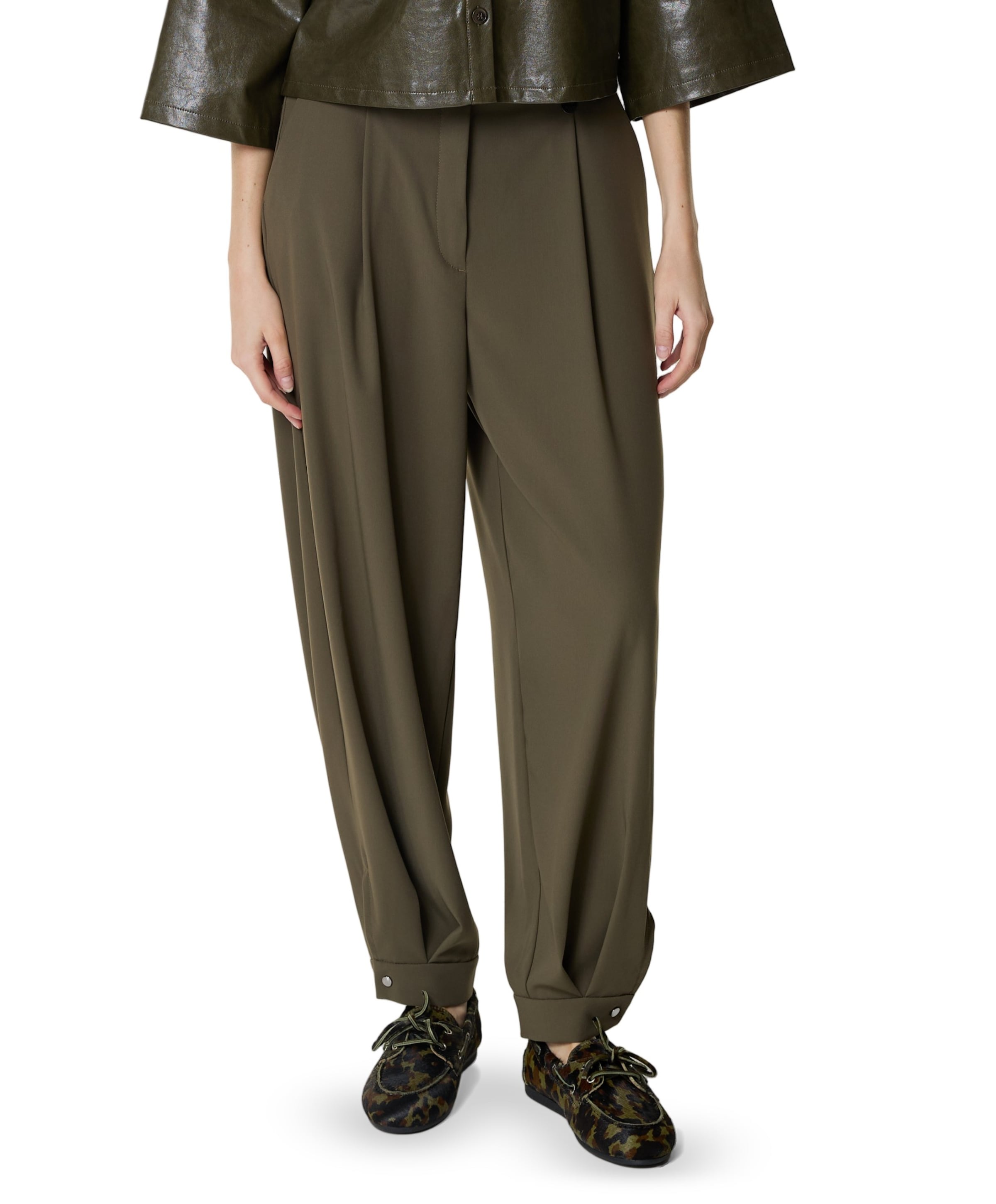 BALLOON dames pantalon groen