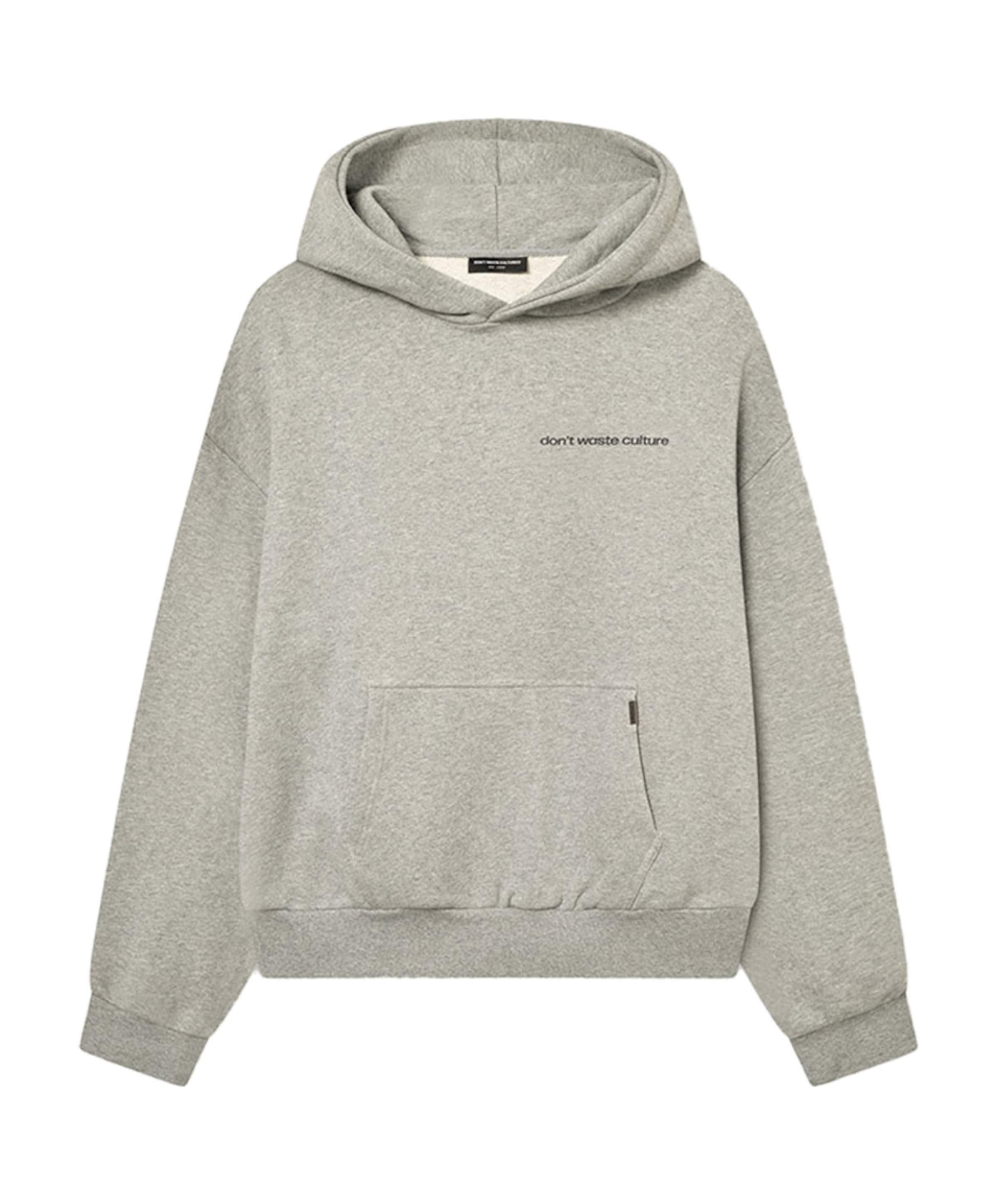 Heren hoodie grijs
