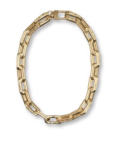 Dames ketting 42 cm goud