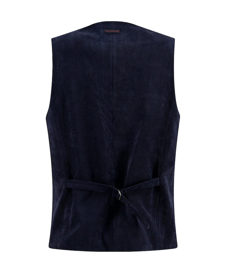 Heren gilet blauw