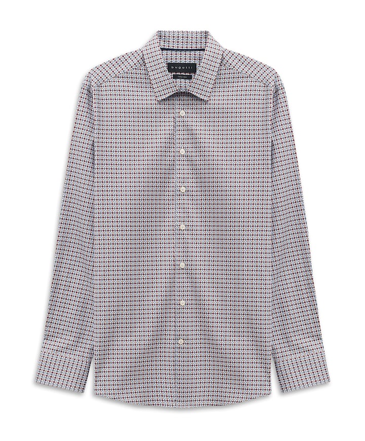 Overhemd lange mouw blauw