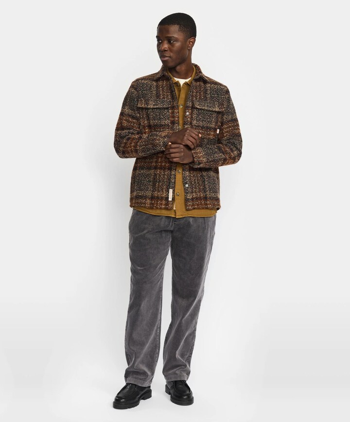 Heren overshirt blauw