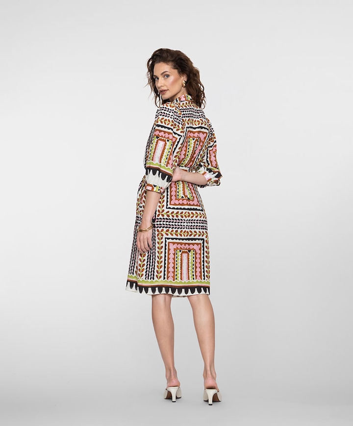 Dames jurk multicolor