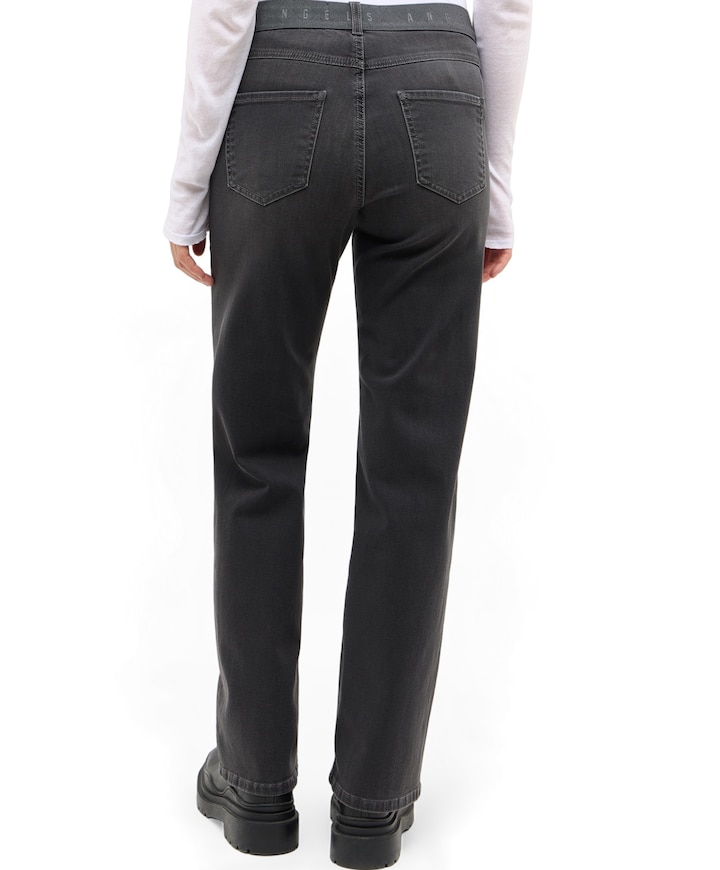 LARA SPORTY dames jeans grijs