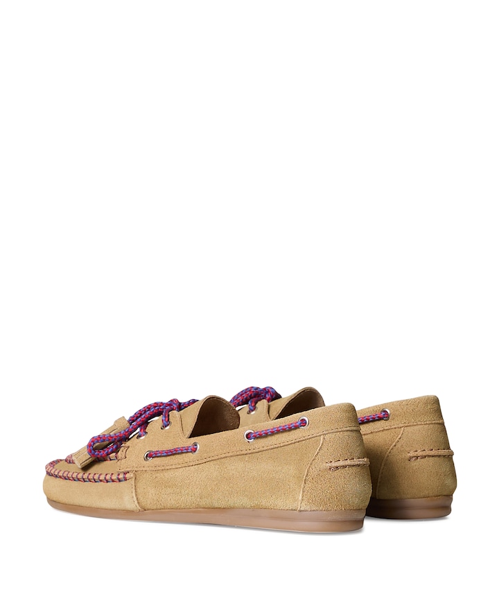 Boat loafer dames loafers beige