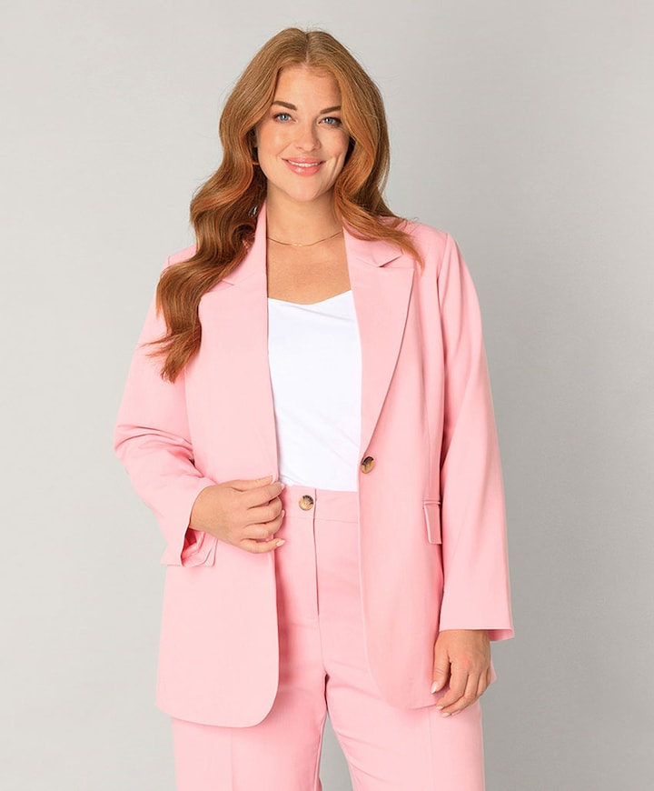 Dames blazer roze