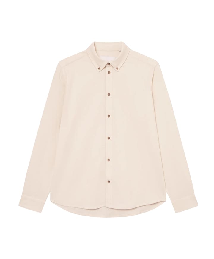 Overhemd lange mouw beige