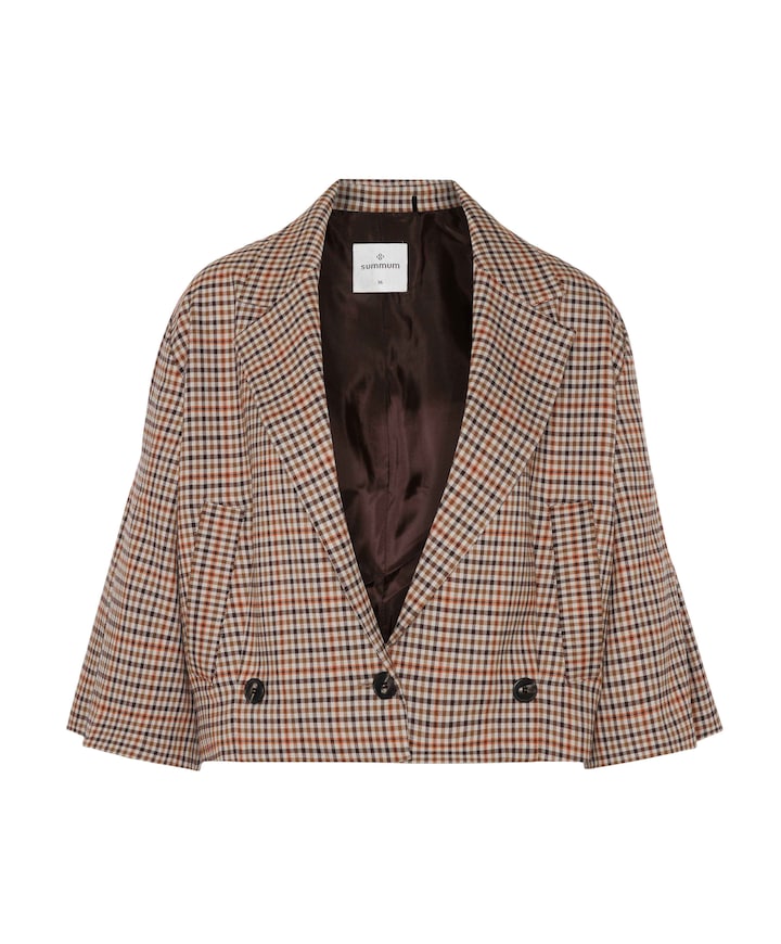 Dames blazer bruin