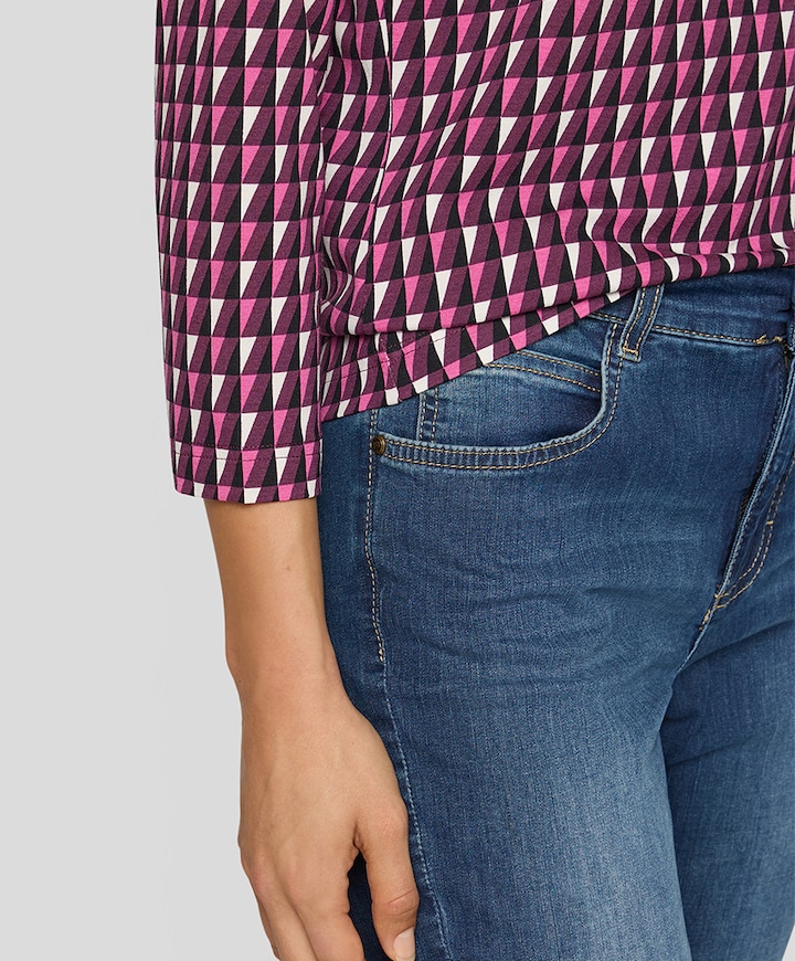 Dames longsleeve paars