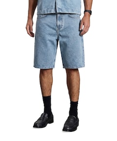 heren korte broek blauw