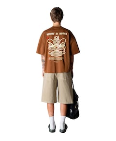 Heren T-shirt bruin