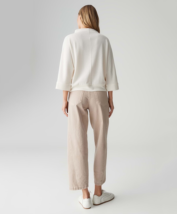 Dames longsleeve ecru