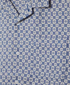 Heren overhemd korte mouw multicolor