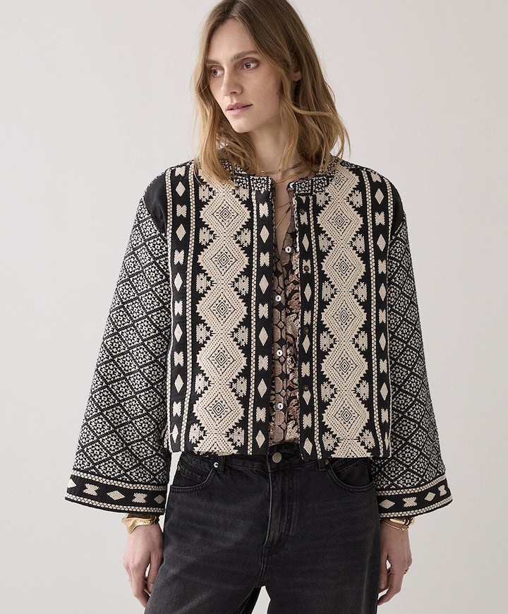 Dames jas zwart