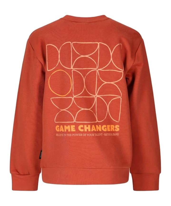 Jongens sweater oranje