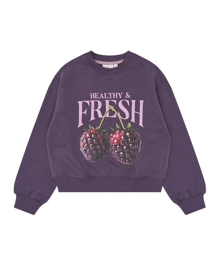 Meisjes sweater paars