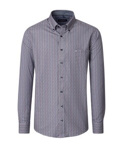 Overhemd lange mouw blauw