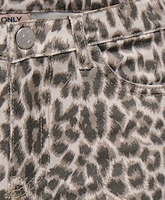 KOGANLIE-MADISON HW WIDE ANIMAL VD meisjes jeans beige