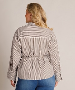 Dames blouse bruin