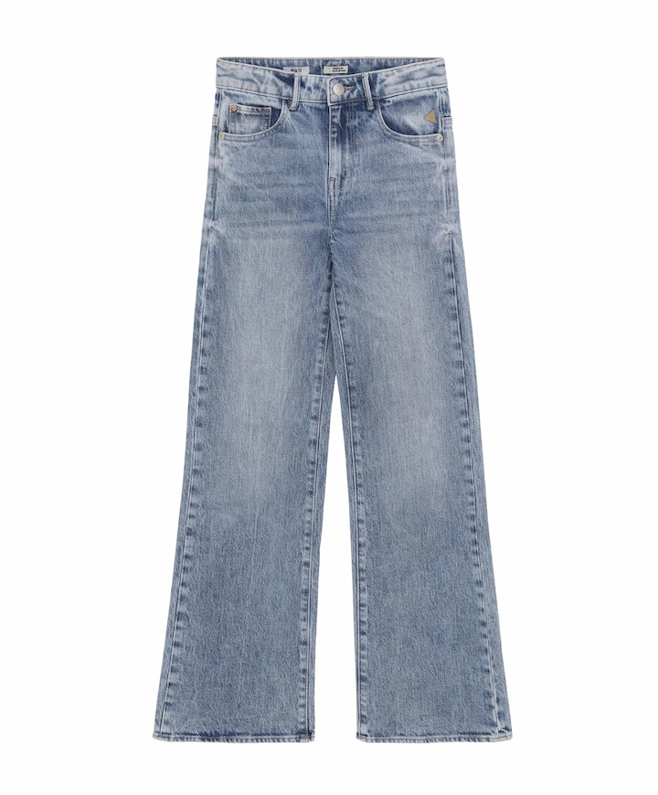 Wide Fit Medium jeans blauw