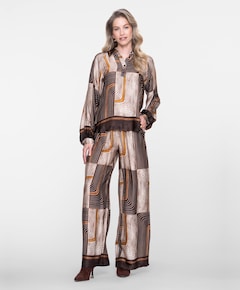 Dames blouse bruin