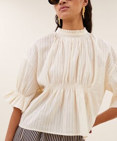 Dames blouse beige