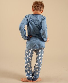 Jongens pyjamaset blauw