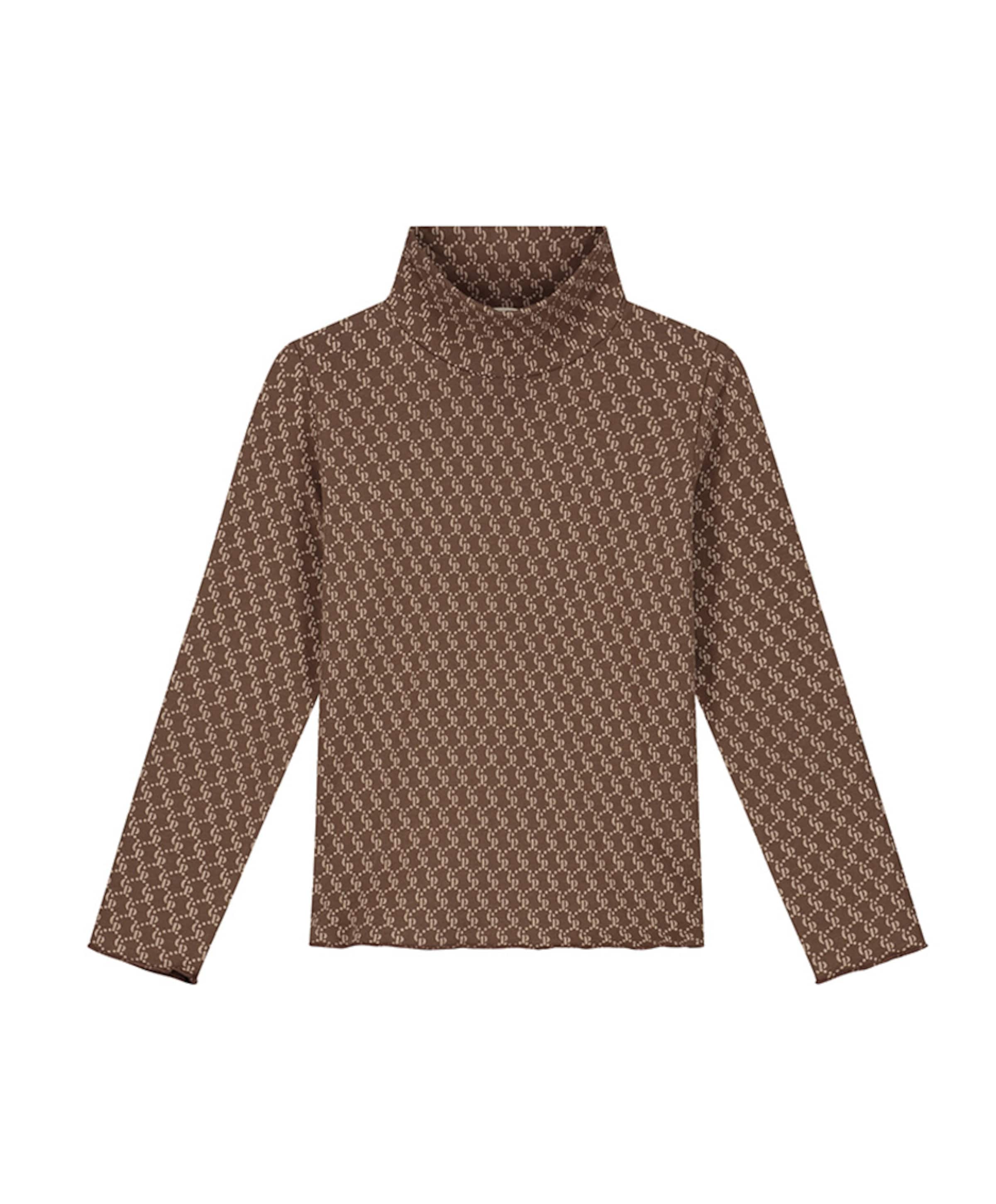 Meisjes longsleeve bruin