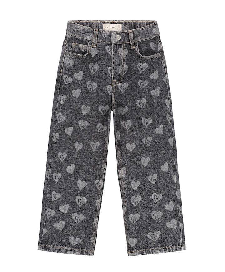 Isae Jeans meisjes jeans grijs