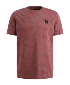 Heren t-shirt bordeaux