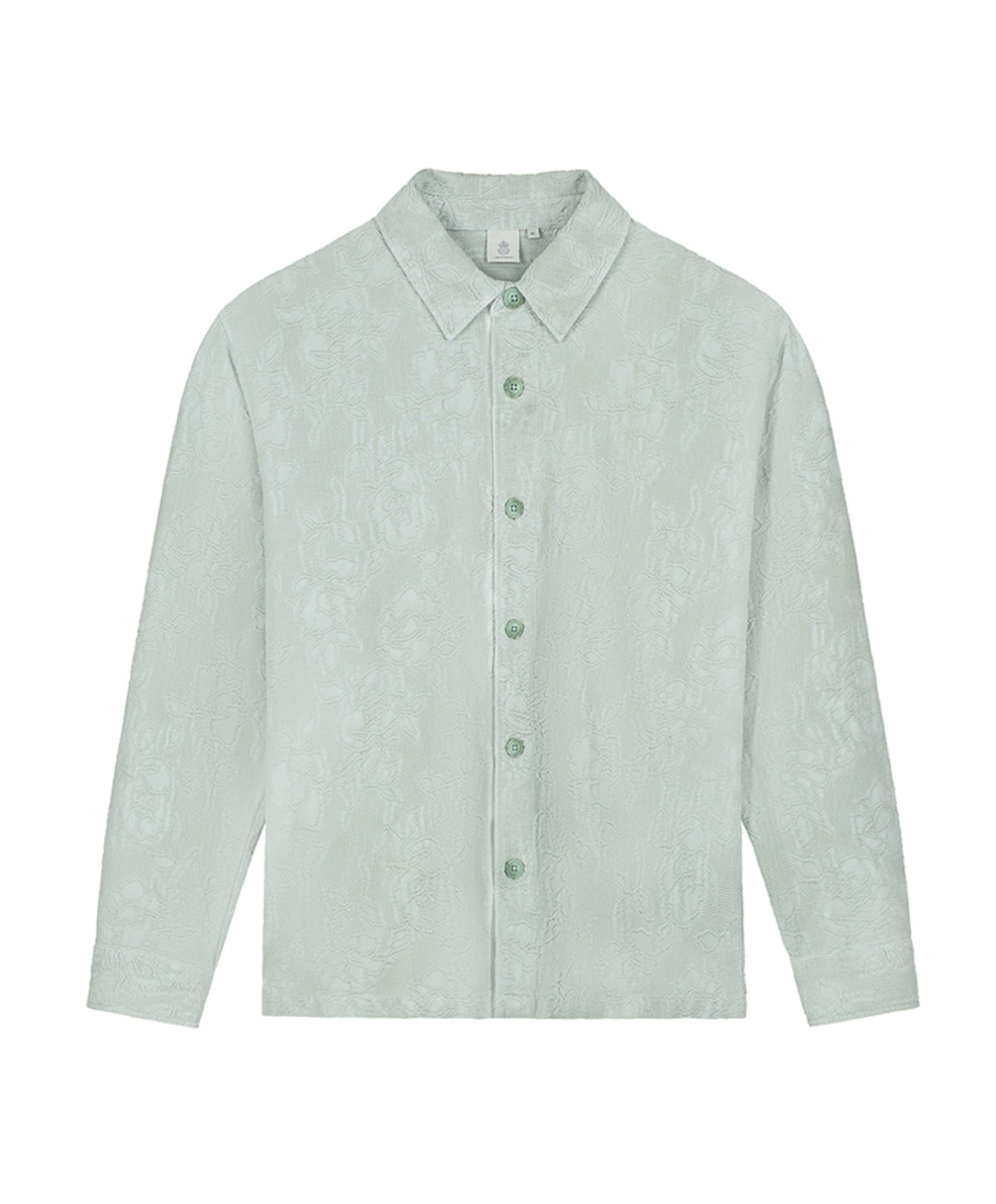 Heren overshirt groen