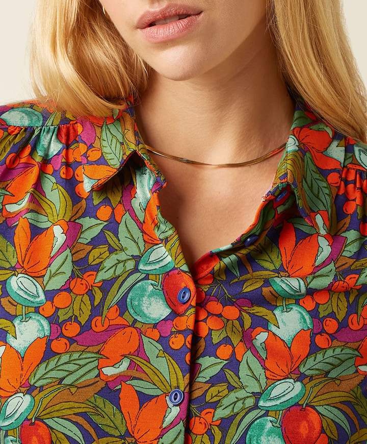 Dames blouse multicolor