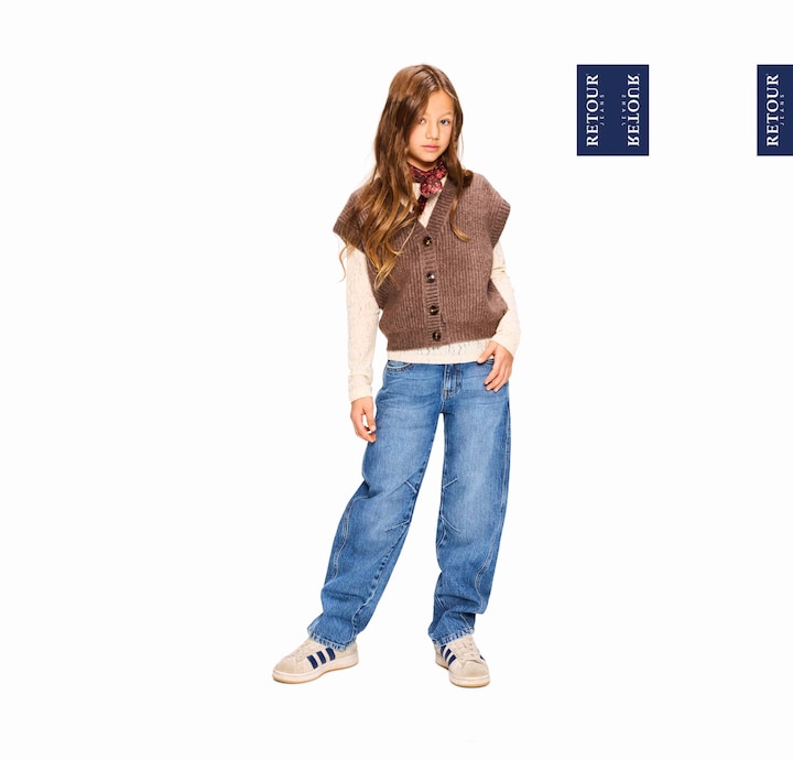 Pippa meisjes jeans blauw