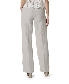 Pia Wide Chic dames broek beige