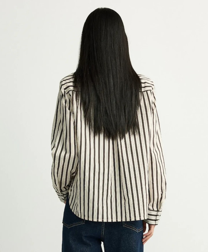 Dames blouse bruin