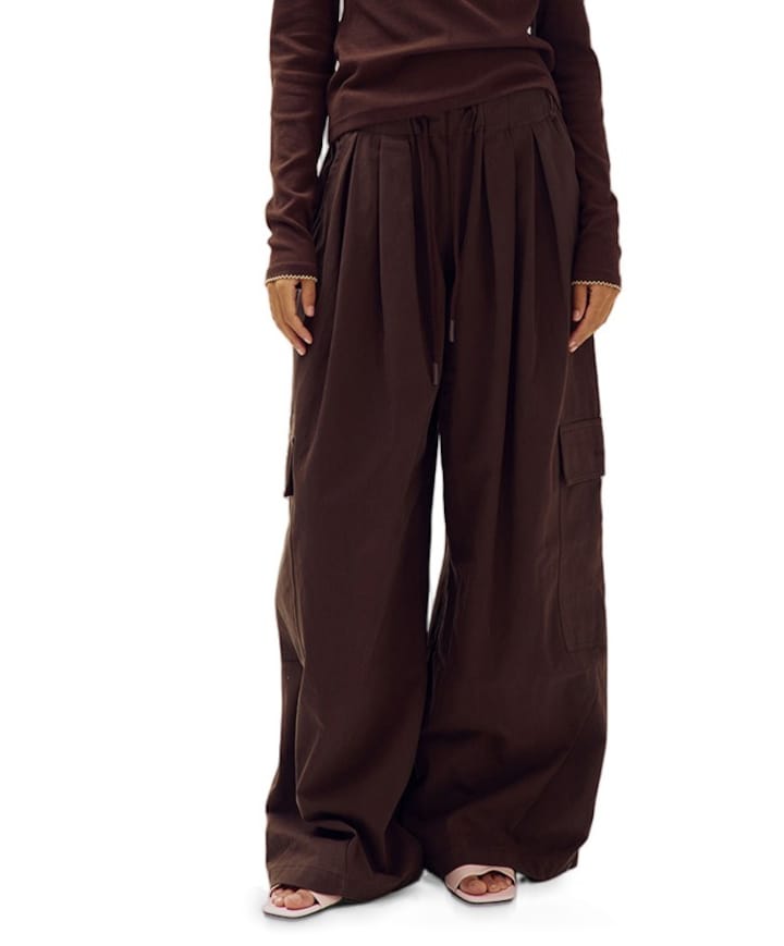 LENNE-PA dames broek bruin