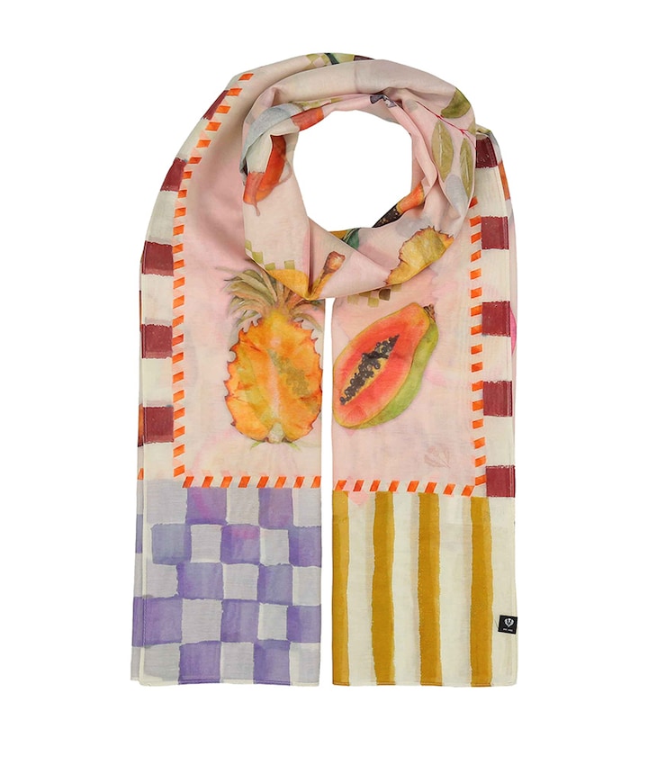 Dames sjaal multicolor