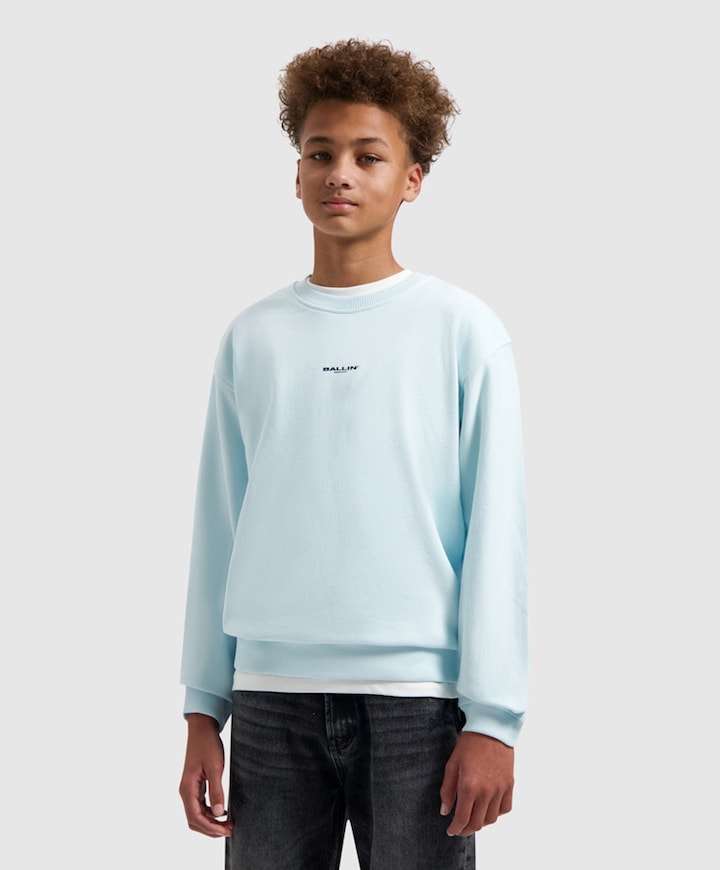 Jongens sweater blauw