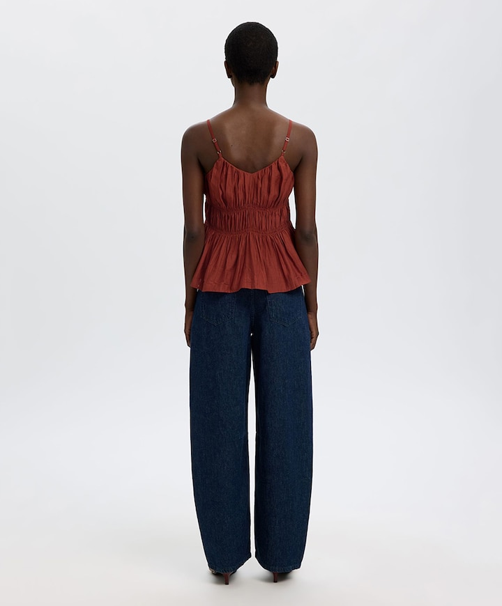 Dames top brique