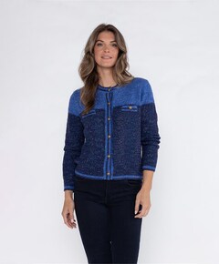 Dames vest blauw