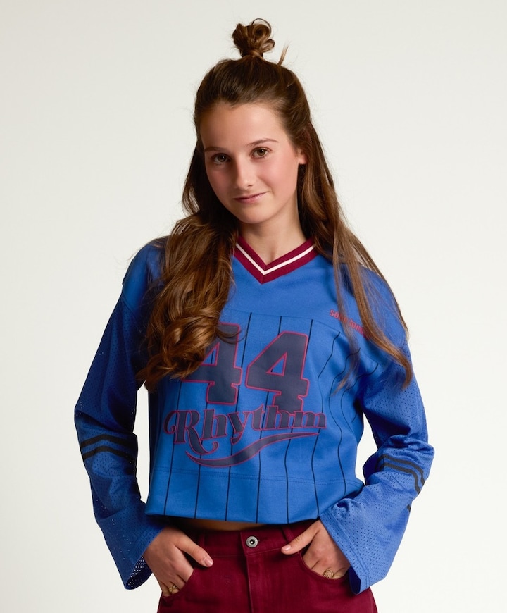 Meisjes trui blauw