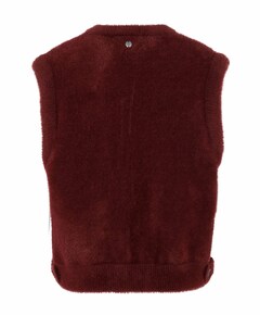 Dames gilet rood