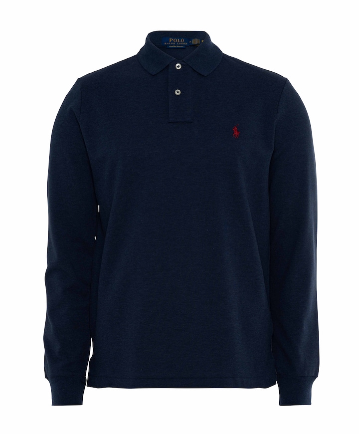 Heren polo blauw