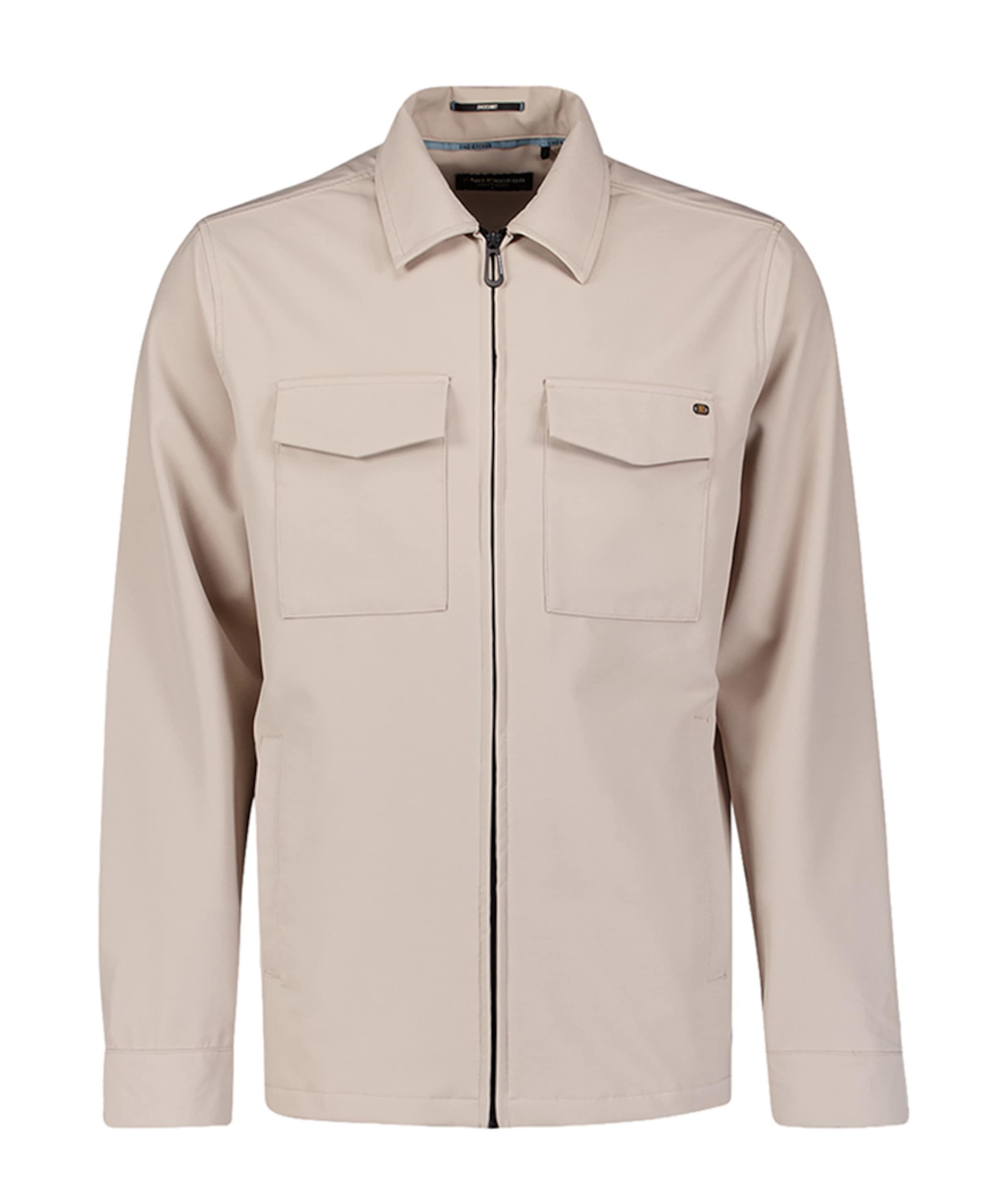 Heren overshirt beige