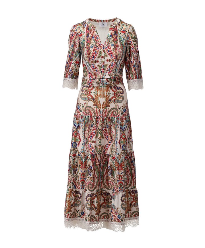 Dames jurk multicolor