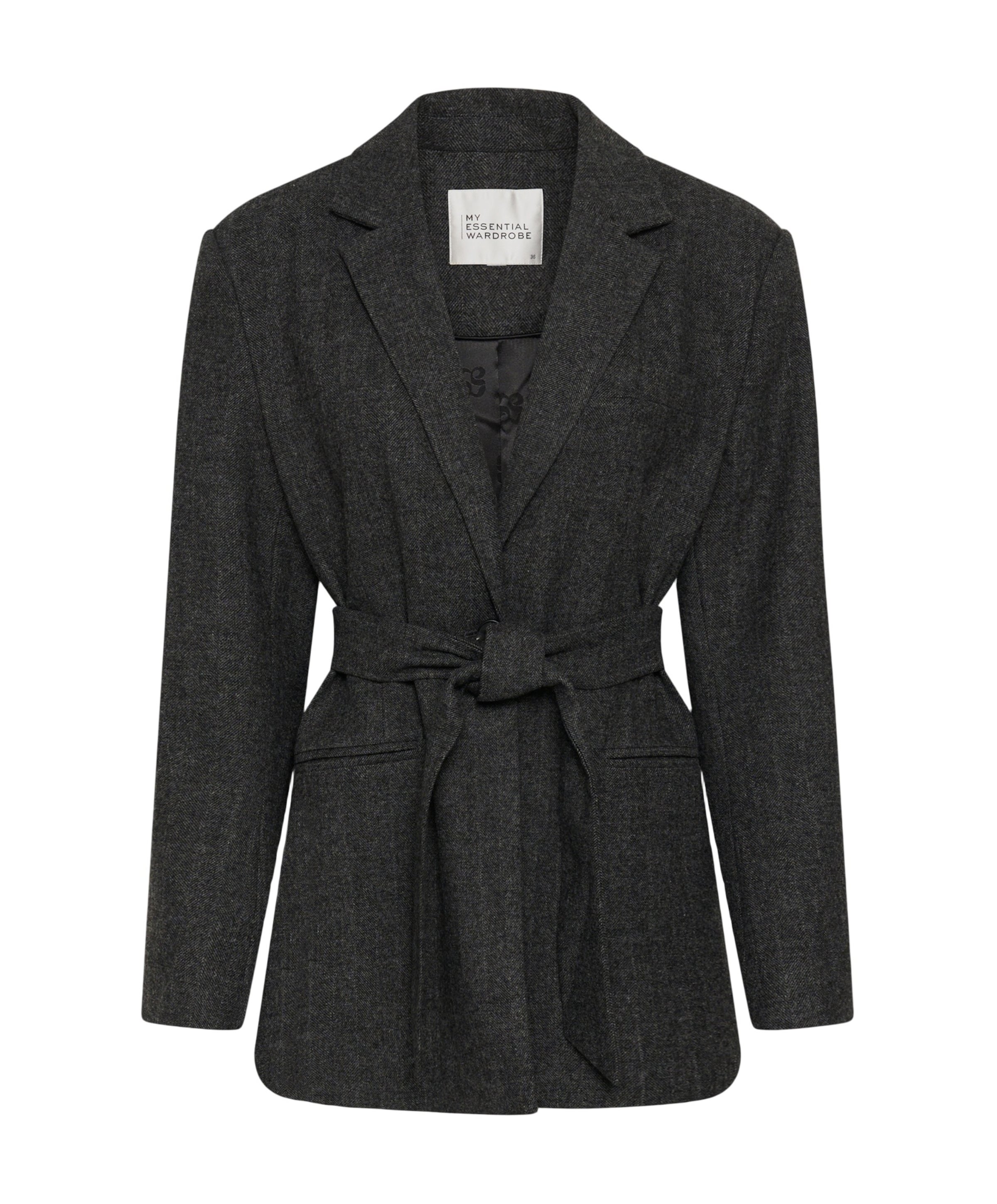 Dames blazer grijs