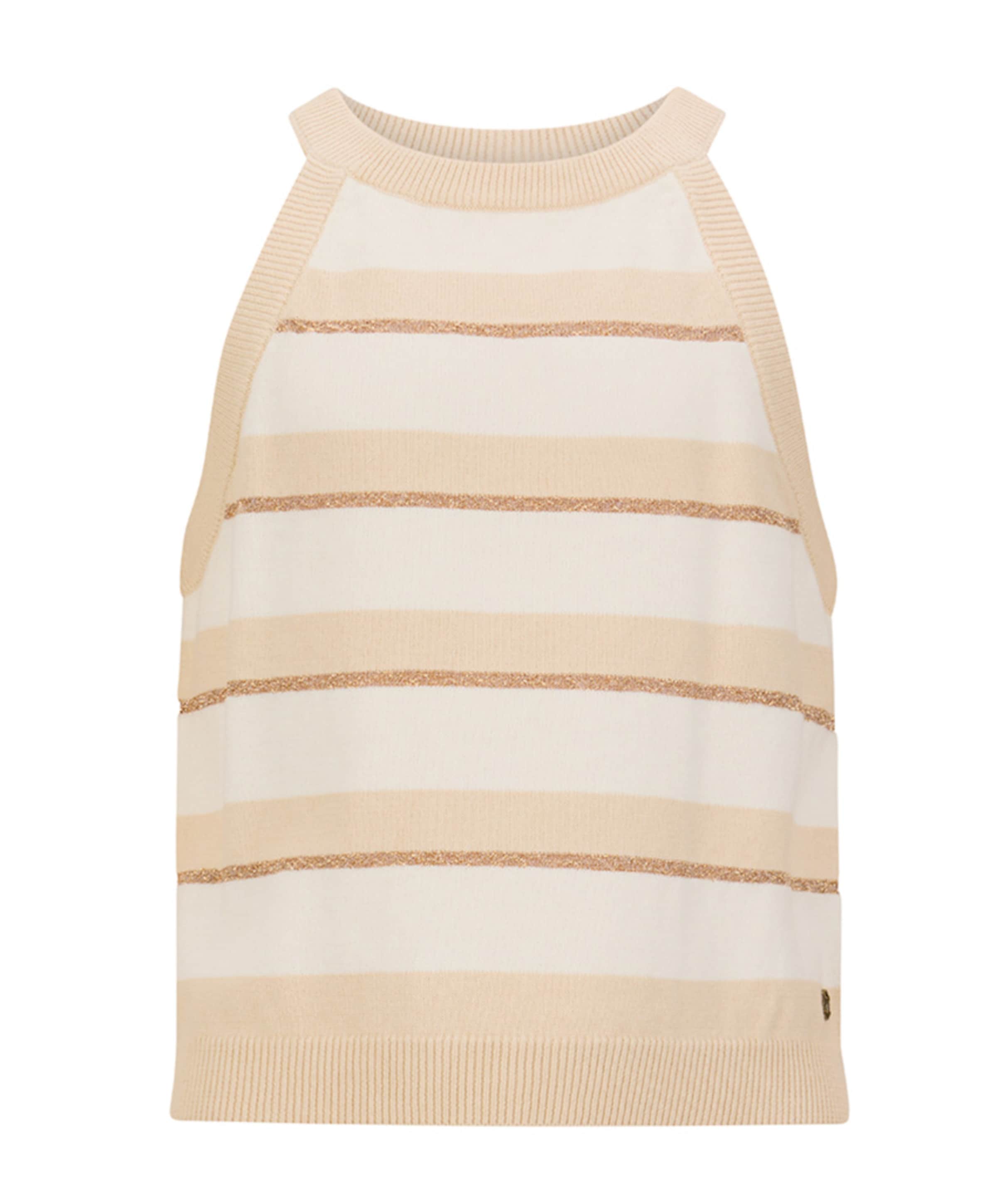 Meisjes top ecru