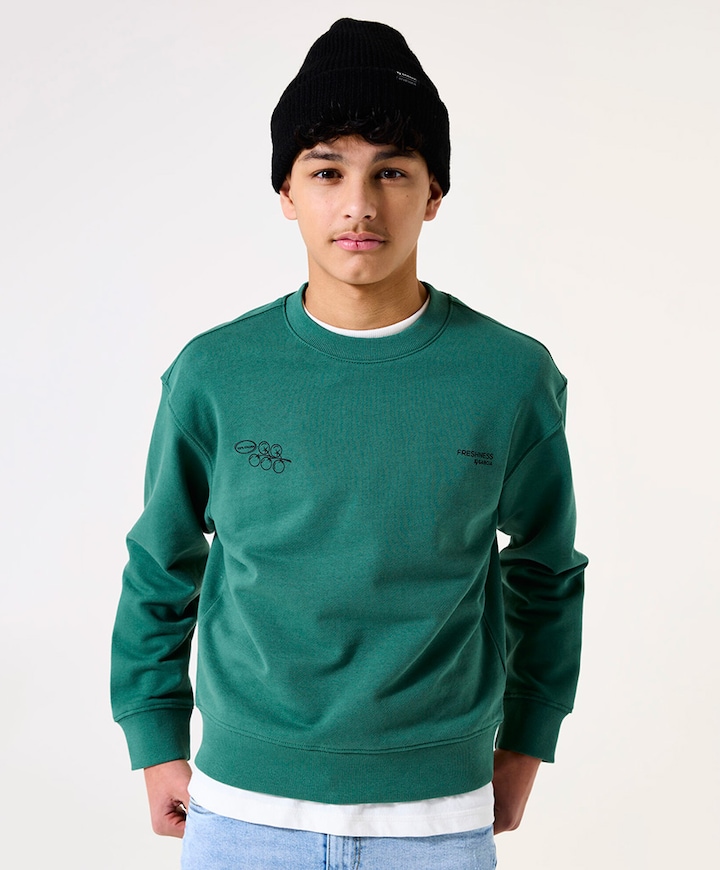 Jongens sweater groen