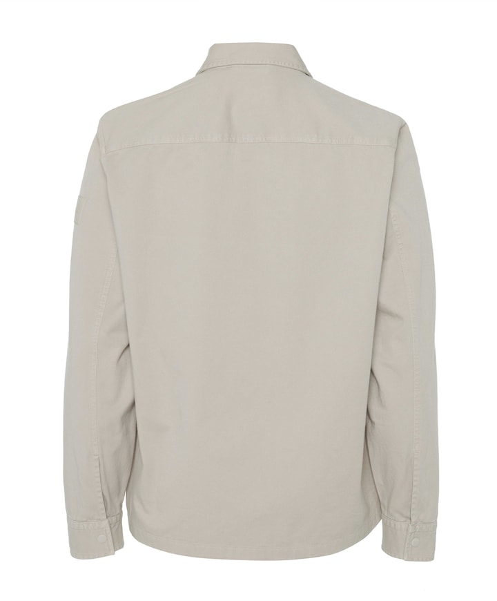 Heren overshirt beige