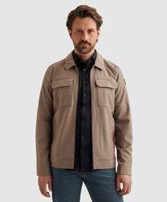 Heren overshirt beige